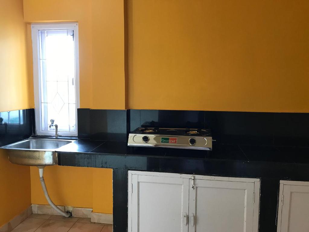 Kuchyň nebo kuchyňský kout v ubytování Urbban Castle