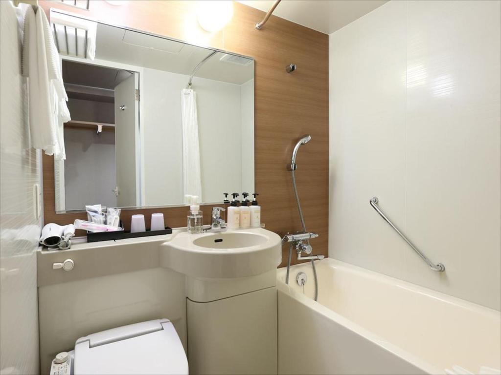 Koupelna v ubytování Almont Hotel Kyoto