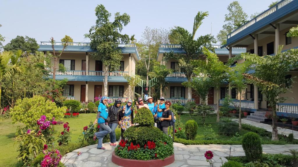 Zahrada ubytování Chitwan Village Resort