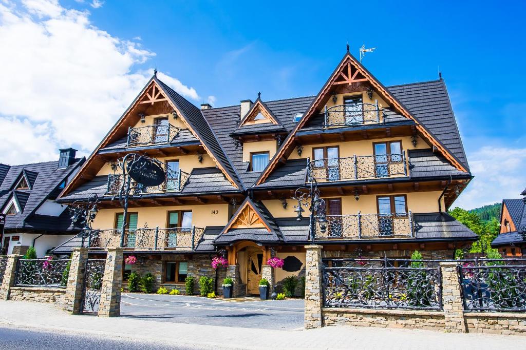 Budova, kde se bed and breakfast nachází