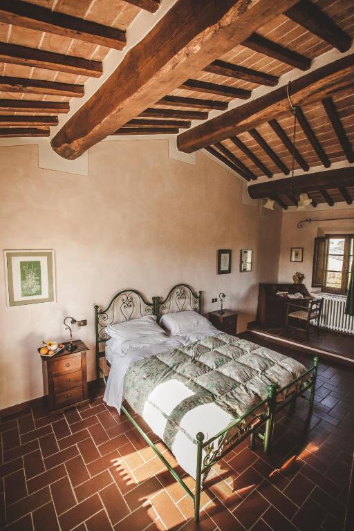 Postel nebo postele na pokoji v ubytování Agriturismo Zampugna