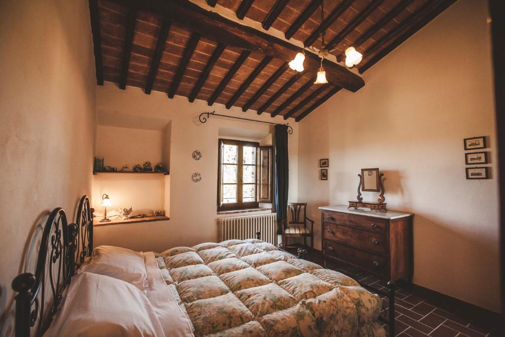 Postel nebo postele na pokoji v ubytování Agriturismo Zampugna