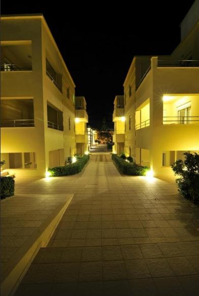 Budova, kde se aparthotel nachází