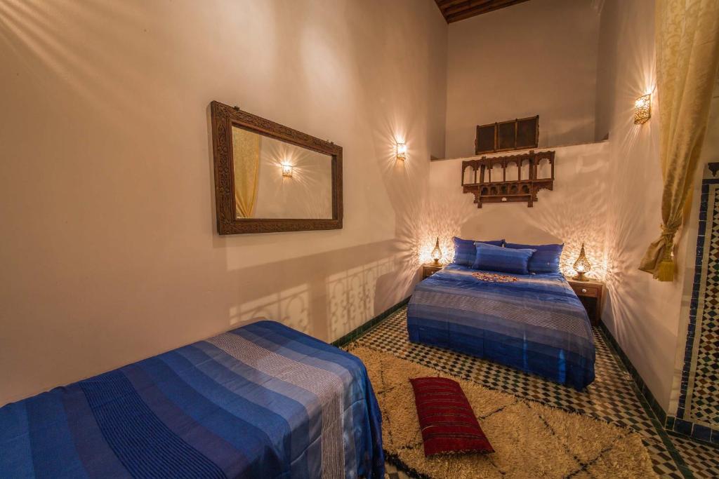 Riad Gzira Fez - Drievoudige Kamer Met Een Eigen Badkamer