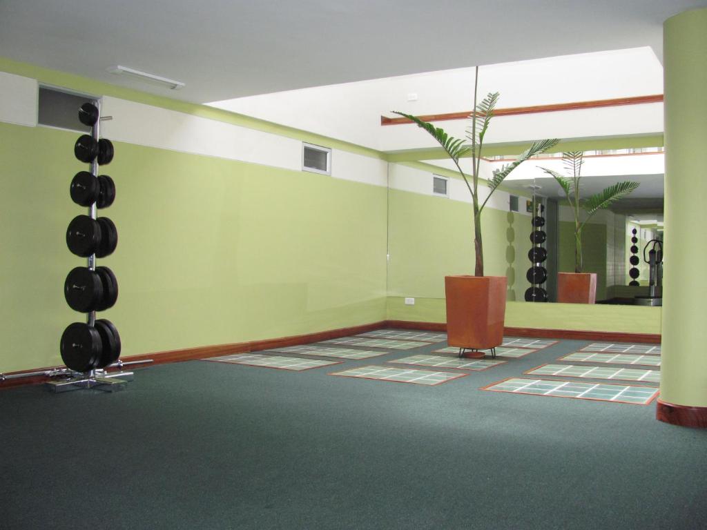 Fitness centrum a/nebo fitness zařízení v ubytování Apartahotel Vincent Suites