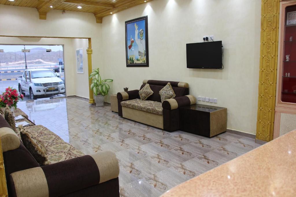 Posezení v ubytování Majan Guest House L.L.C.