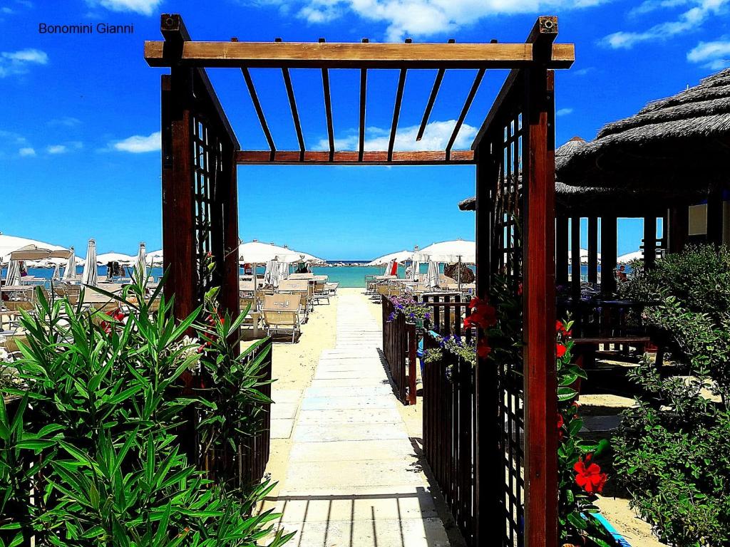 A balcony or terrace at Hotel Imperiale