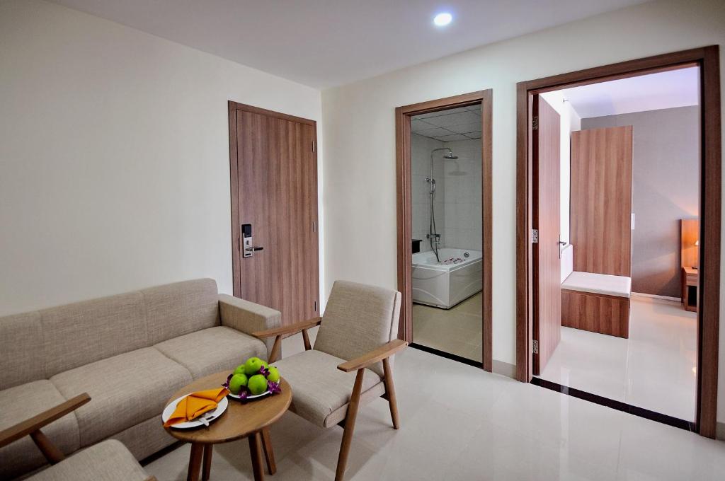 Posezení v ubytování Rigel Hotel
