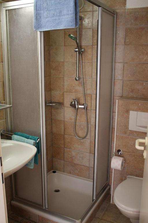 Koupelna v ubytování Apartmenthaus Fa