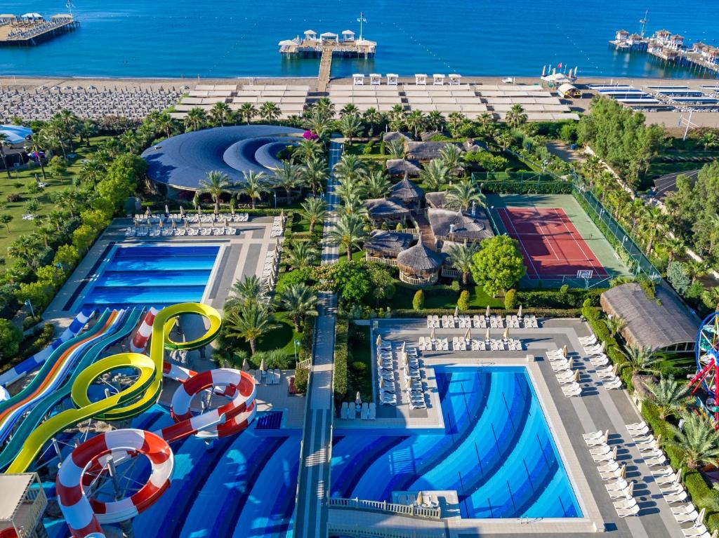 an aerial view of a pool at a resort at Royal Holiday Palace in Lara