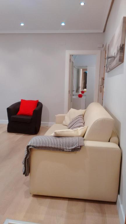 Posezení v ubytování Apartamento Heriz Pasealekua