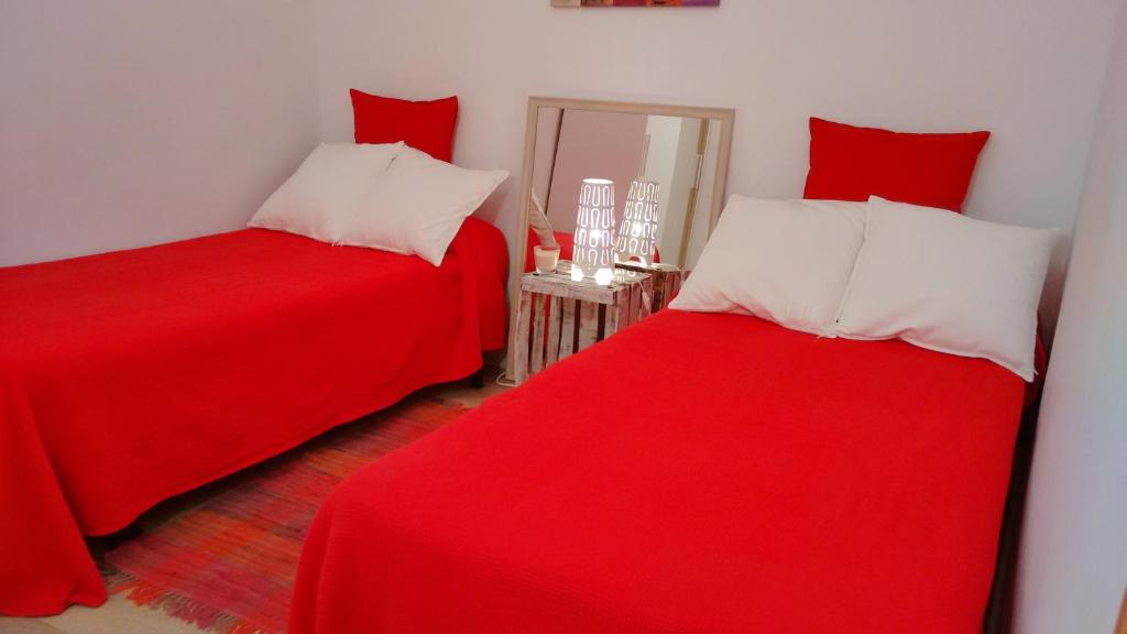 Postel nebo postele na pokoji v ubytování Apartamento Heriz Pasealekua