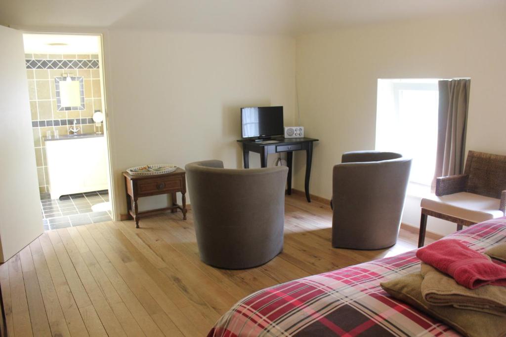 Postel nebo postele na pokoji v ubytování B&B Molen Ter Walle