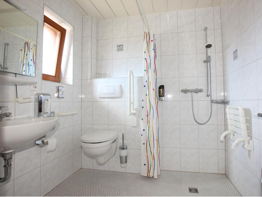 Koupelna v ubytování Hotel Klosterbräustuben
