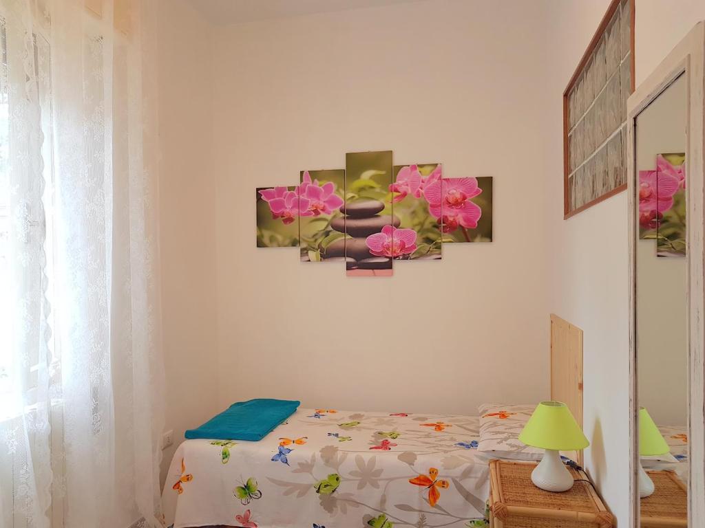A bed or beds in a room at A Casa Di Clementina