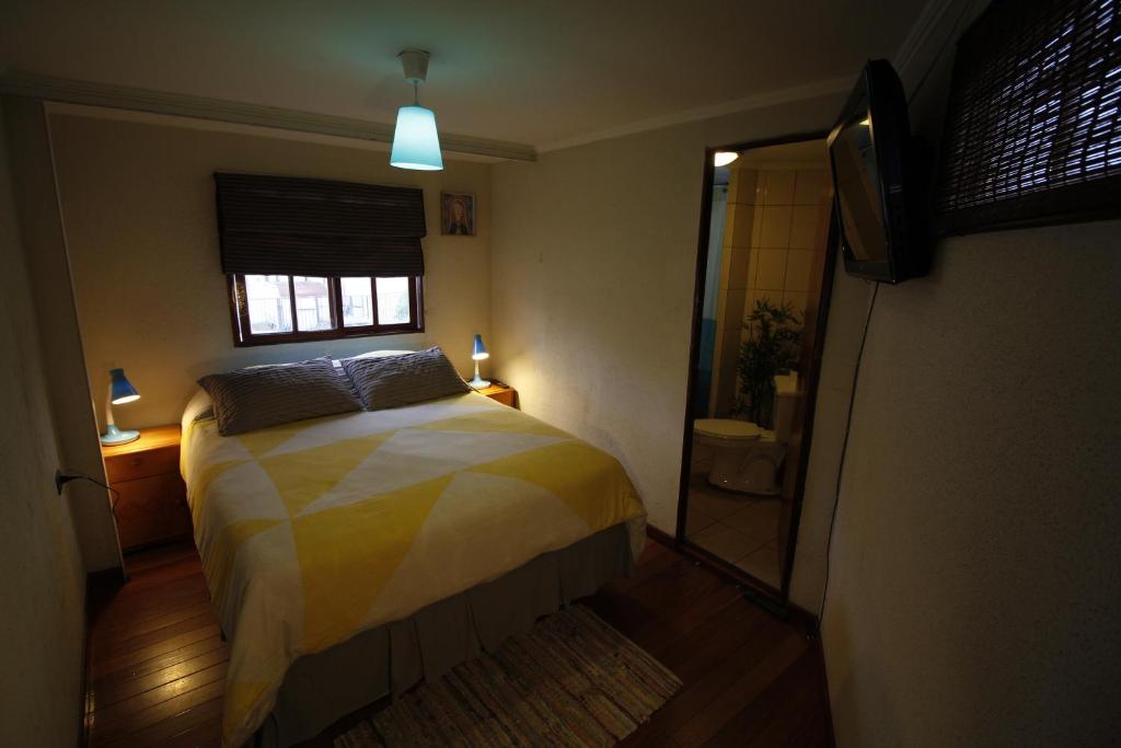 Postel nebo postele na pokoji v ubytování Backpacker's Hostel Iquique