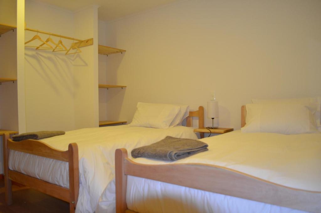 Voodi või voodid majutusasutuse Hostal Camino de Santiago toas