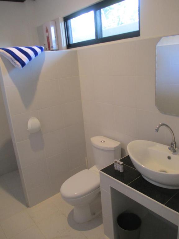 Koupelna v ubytování HIGALA Resort