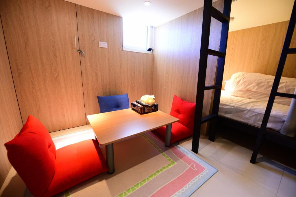 Voodi või voodid majutusasutuse K2 Hostel toas