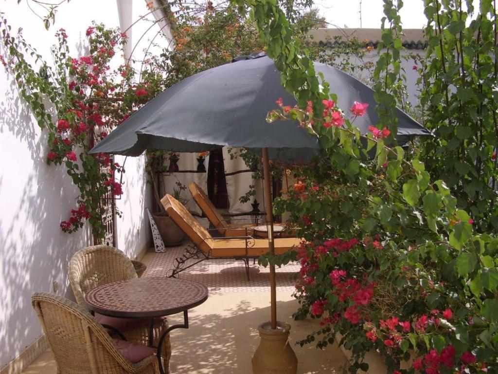 Zahrada ubytování Riad Ifoulki
