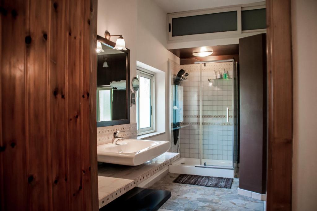 Łazienka w obiekcie B&B La Villa