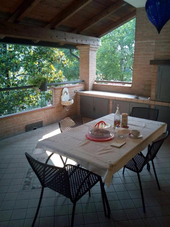 Posezení v ubytování B&B Dai Nonni