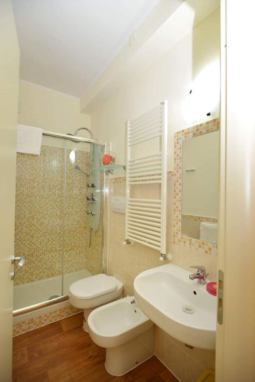 Koupelna v ubytování B&B Portacastello