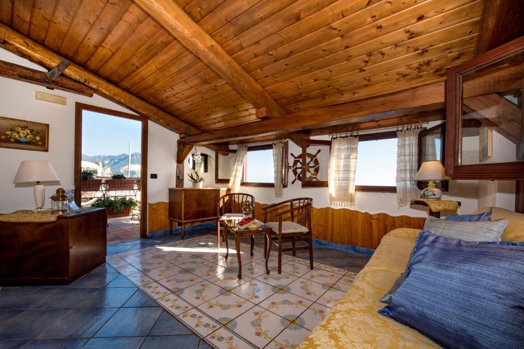 A seating area at H.H.Le Palme