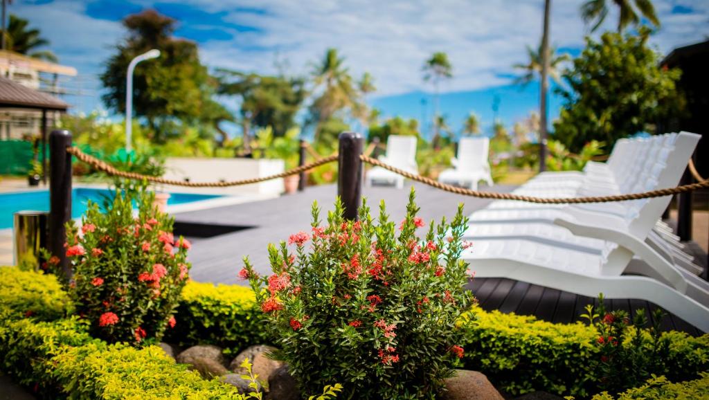 Zahrada ubytování Tanoa Rakiraki Hotel