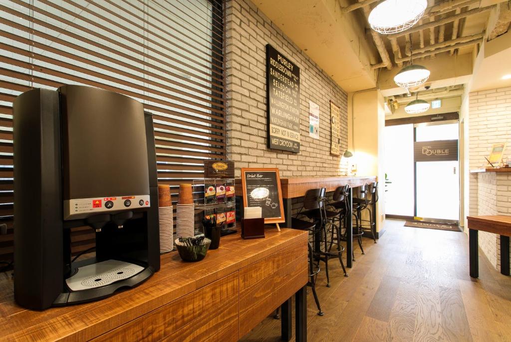 Kuchyň nebo kuchyňský kout v ubytování Hotel Double Funabashi