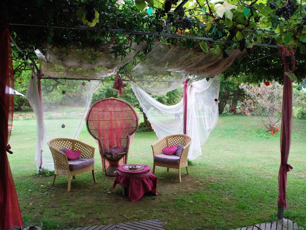 Vonkajšia záhrada v ubytovaní B&B La Colombera