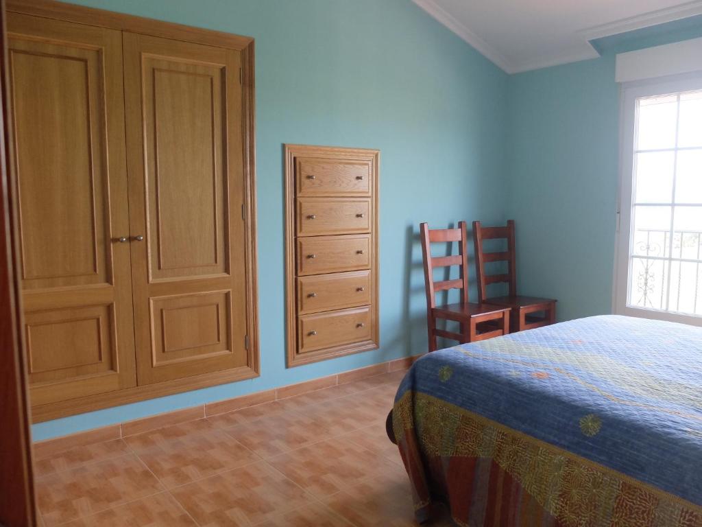 Postel nebo postele na pokoji v ubytování A Carballeira