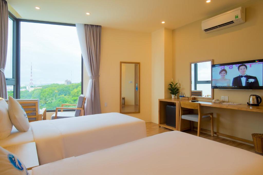 Phòng Giường Đôi/2 Giường Đơn Nhìn Ra Thành Phố