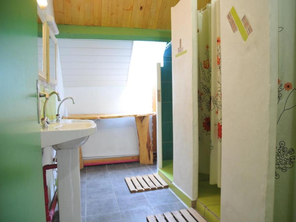 Postel nebo postele na pokoji v ubytování Auberge La Soulan