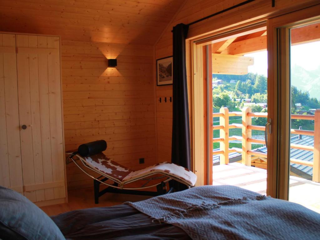 Postel nebo postele na pokoji v ubytování Top chalet with marvelous view