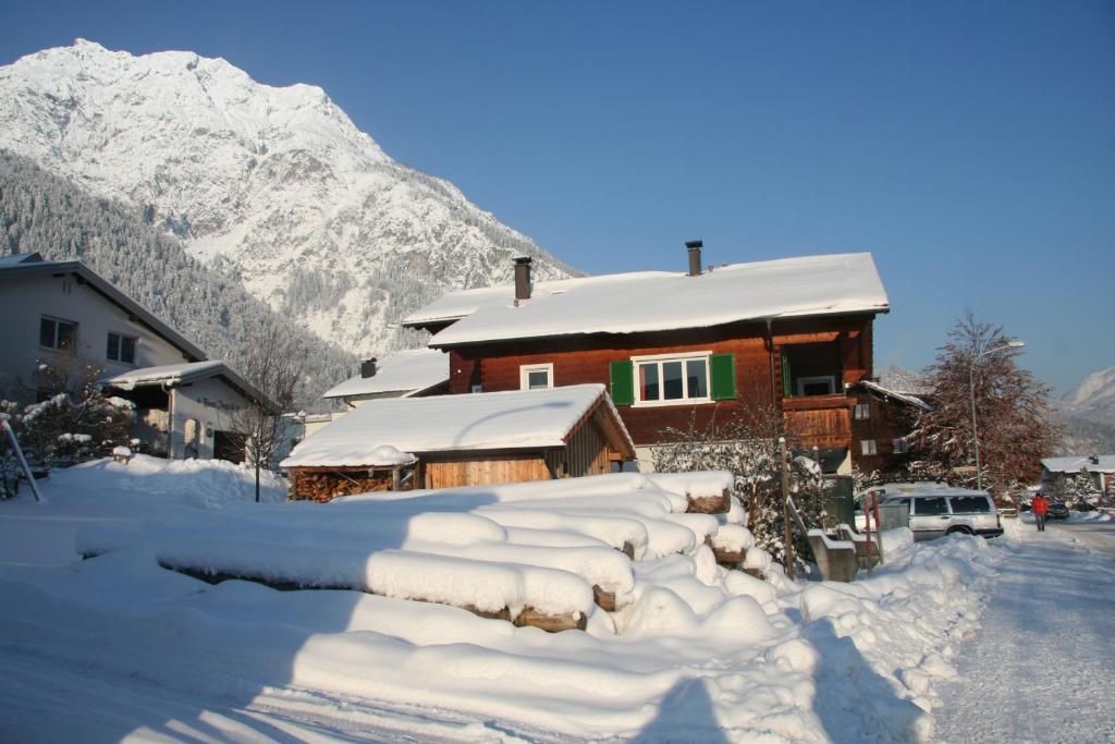 Chalet Montafon v zimě
