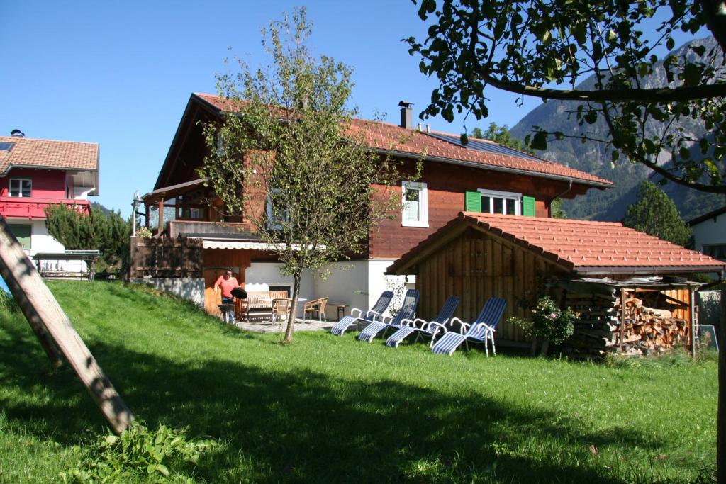 Zahrada ubytování Chalet Montafon