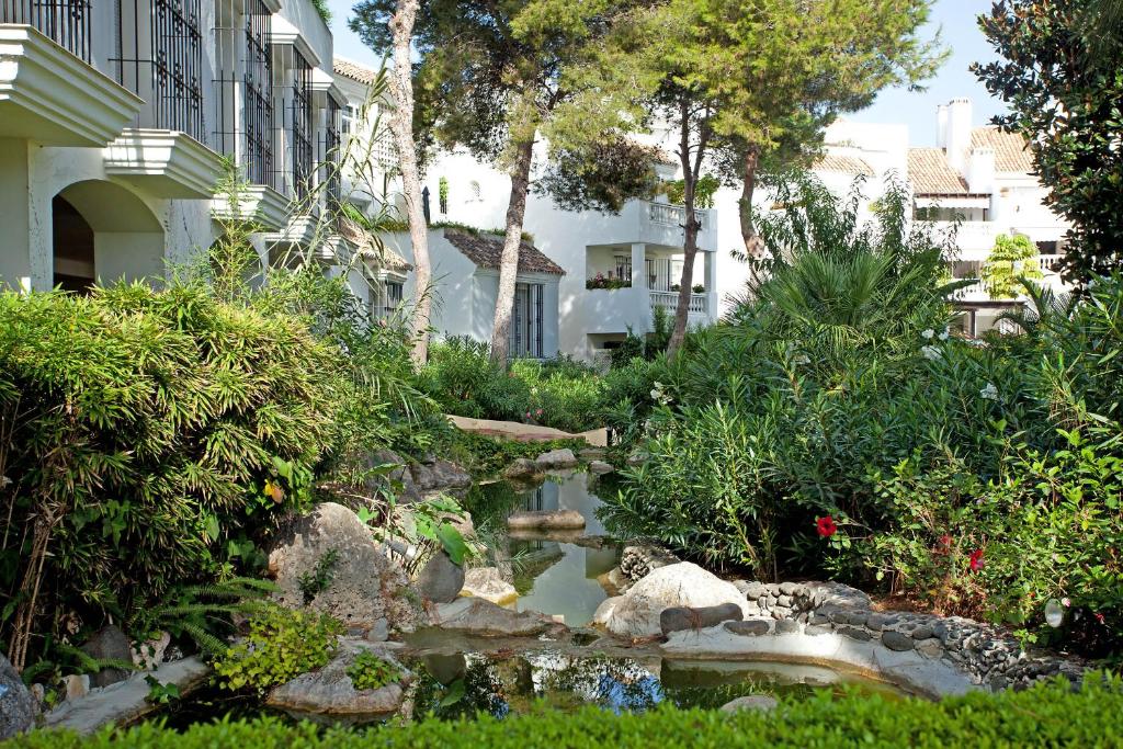 Zahrada ubytování White Pearl Beach Elviria