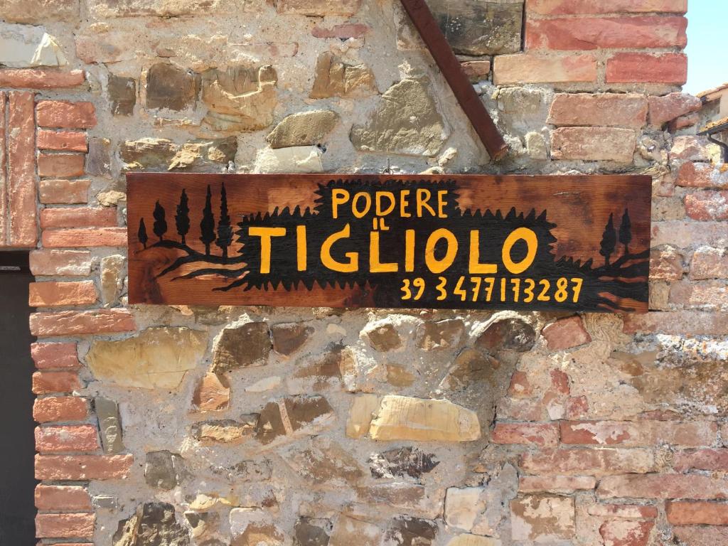 Certifikát, hodnocení, plakát nebo jiný dokument vystavený v ubytování Podere Il Tigliolo
