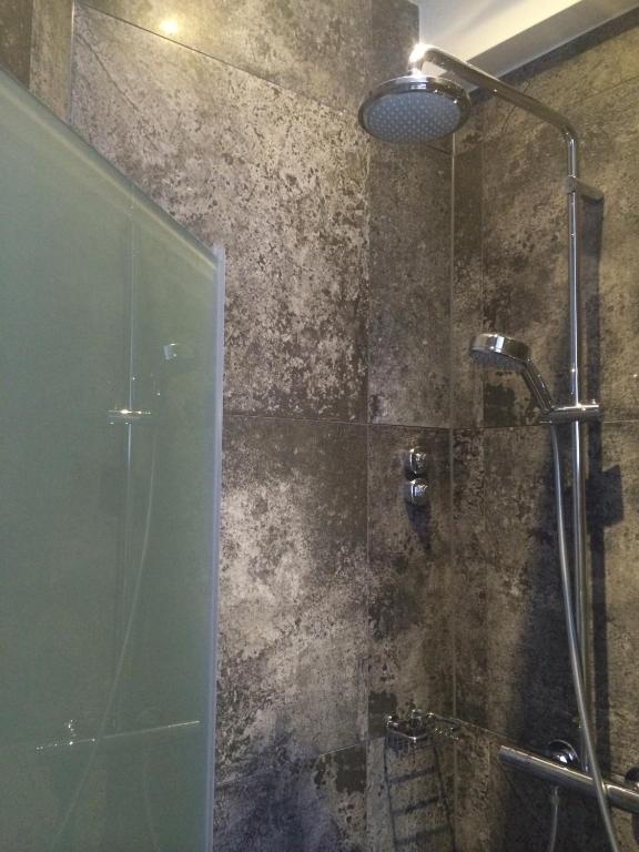 Koupelna v ubytování Hotel Lindenhof