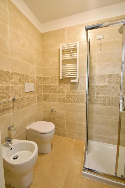Koupelna v ubytování B&b Lungomare Otranto