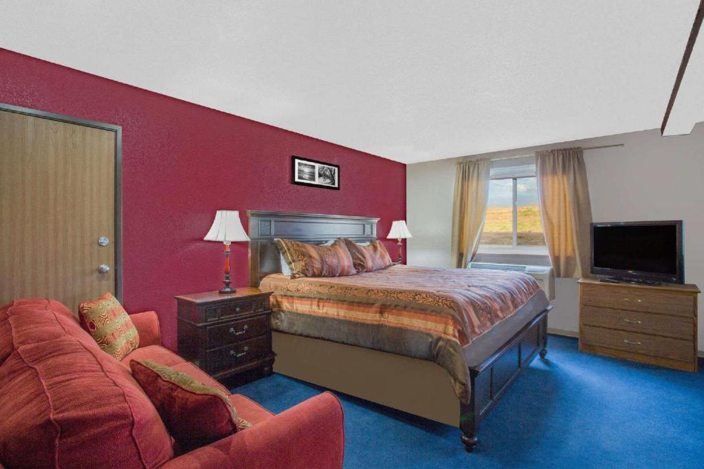 Postel nebo postele na pokoji v ubytování Super 8 by Wyndham Winnemucca NV