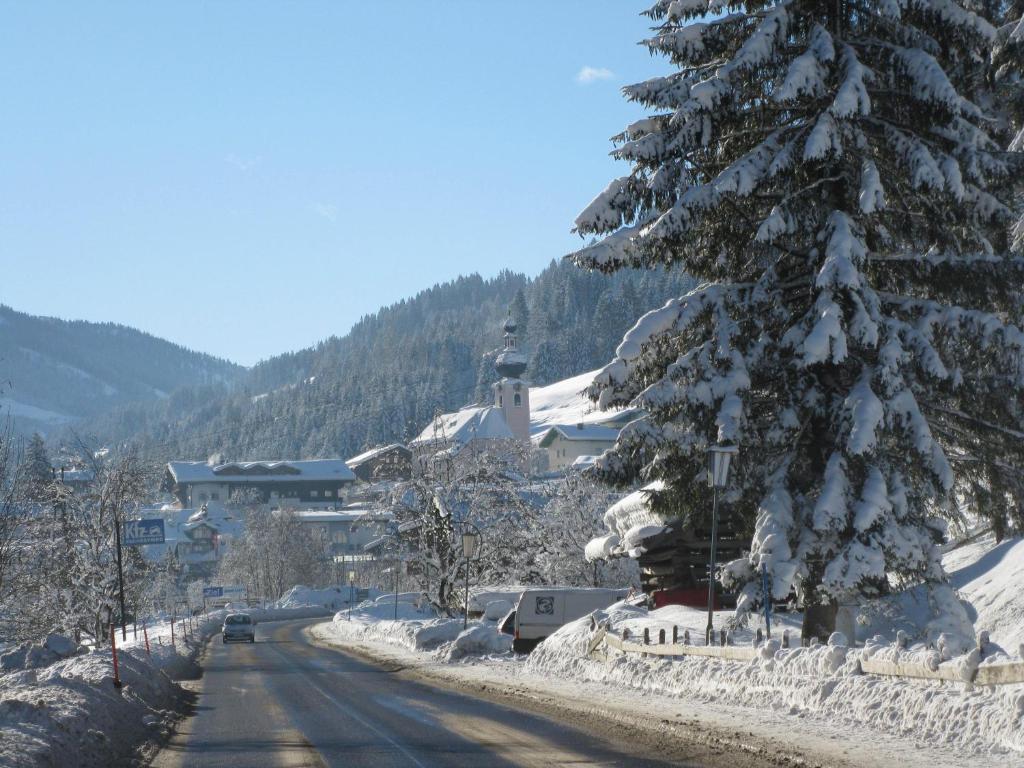 Alpenchalet Almrose v zimě