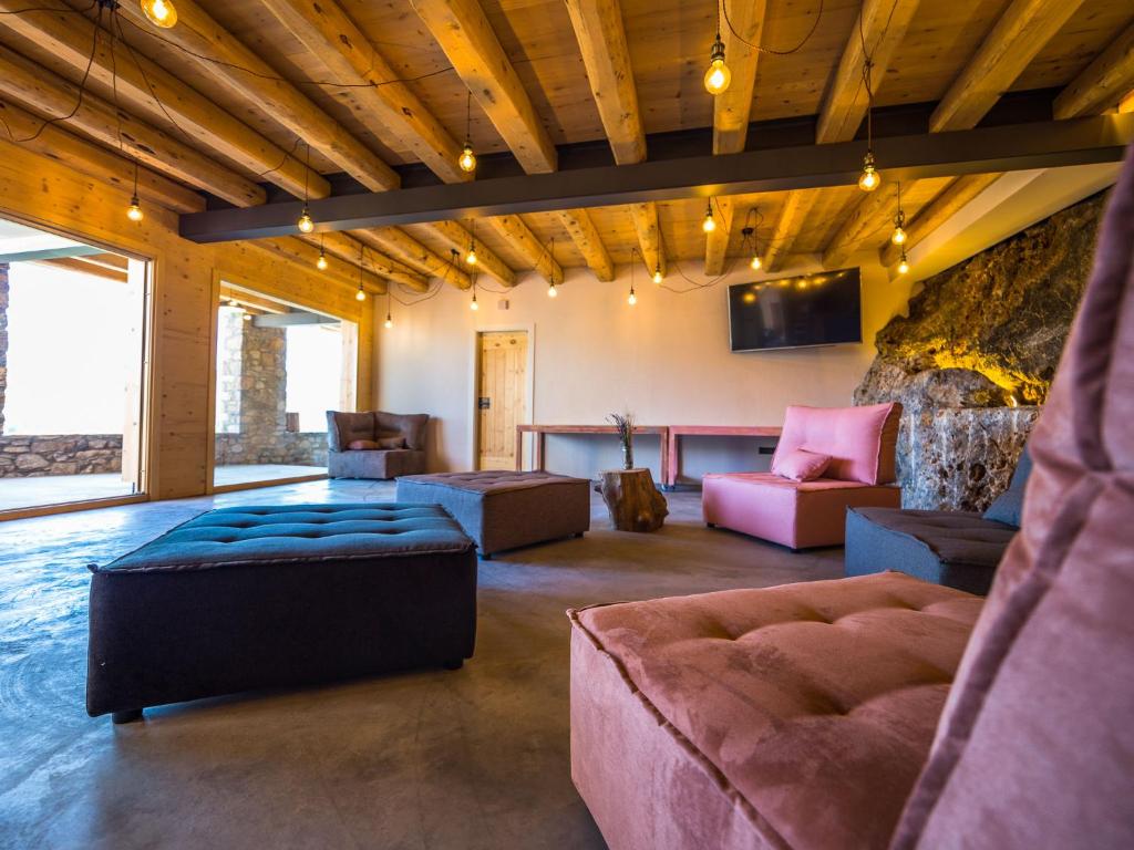 Posedenie v ubytovaní Casa Rural Cal Rossa de Taus SPA