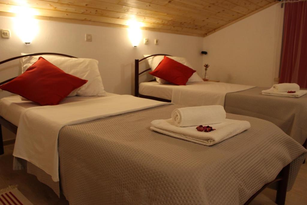 Posteľ alebo postele v izbe v ubytovaní Guesthouse Casetta Verde