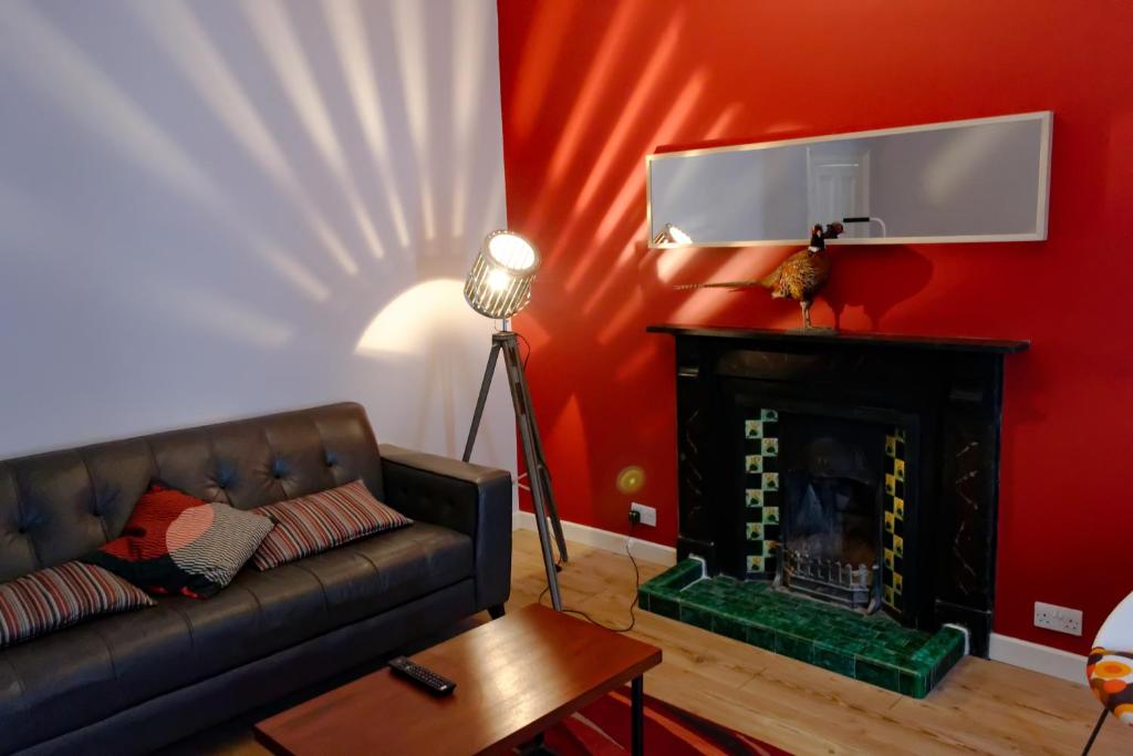 Posezení v ubytování Harbour Bar Apartment