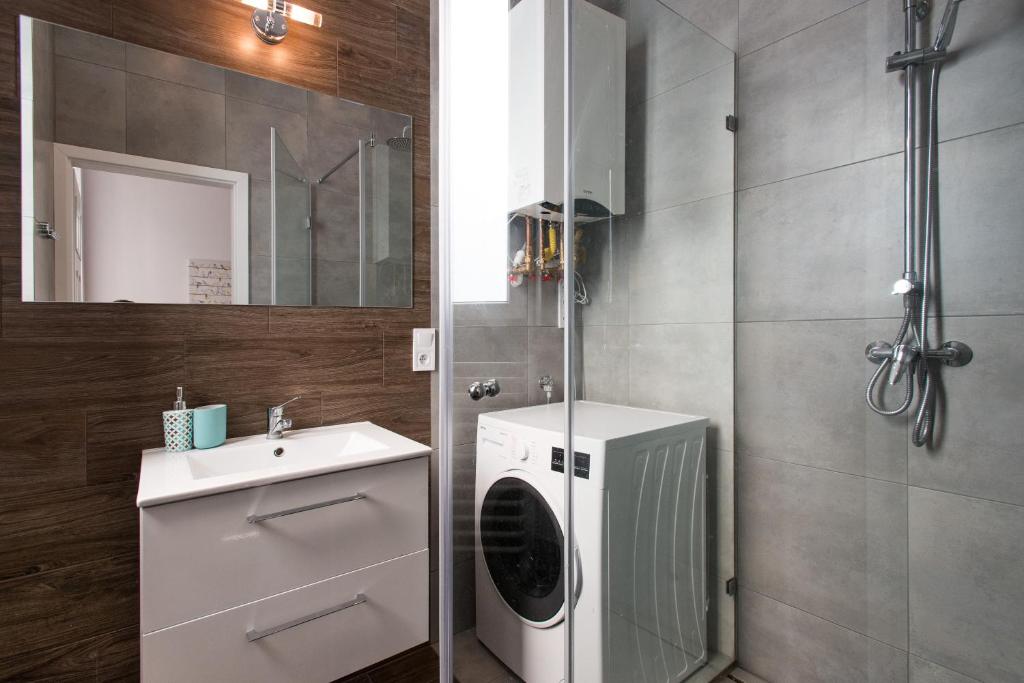 Kúpeľňa v ubytovaní FatCat Apartments