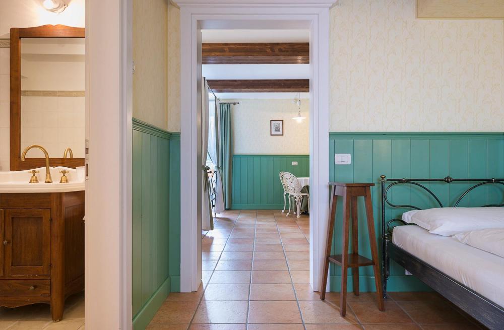 Letto o letti in una camera di Quinz - Locanda Al Lago
