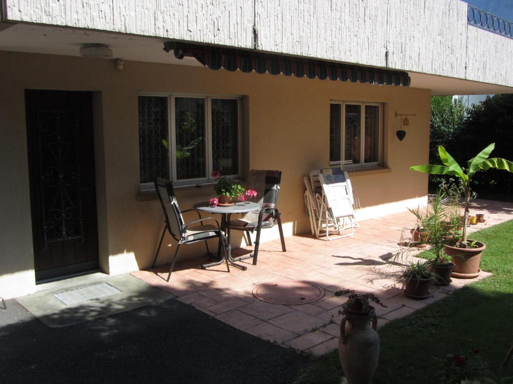 Patio nebo venkovní prostory v ubytování Ferienwohnung Frei
