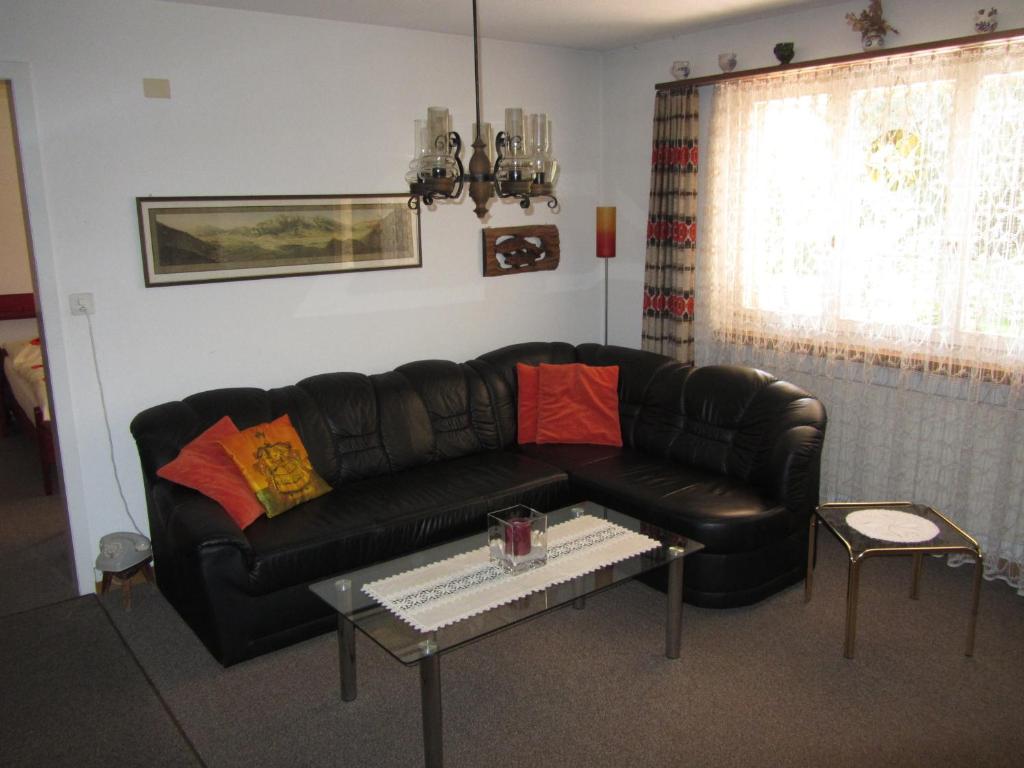 Posezení v ubytování Ferienwohnung Frei